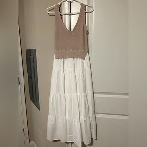 Elan Neutral Summer Dress